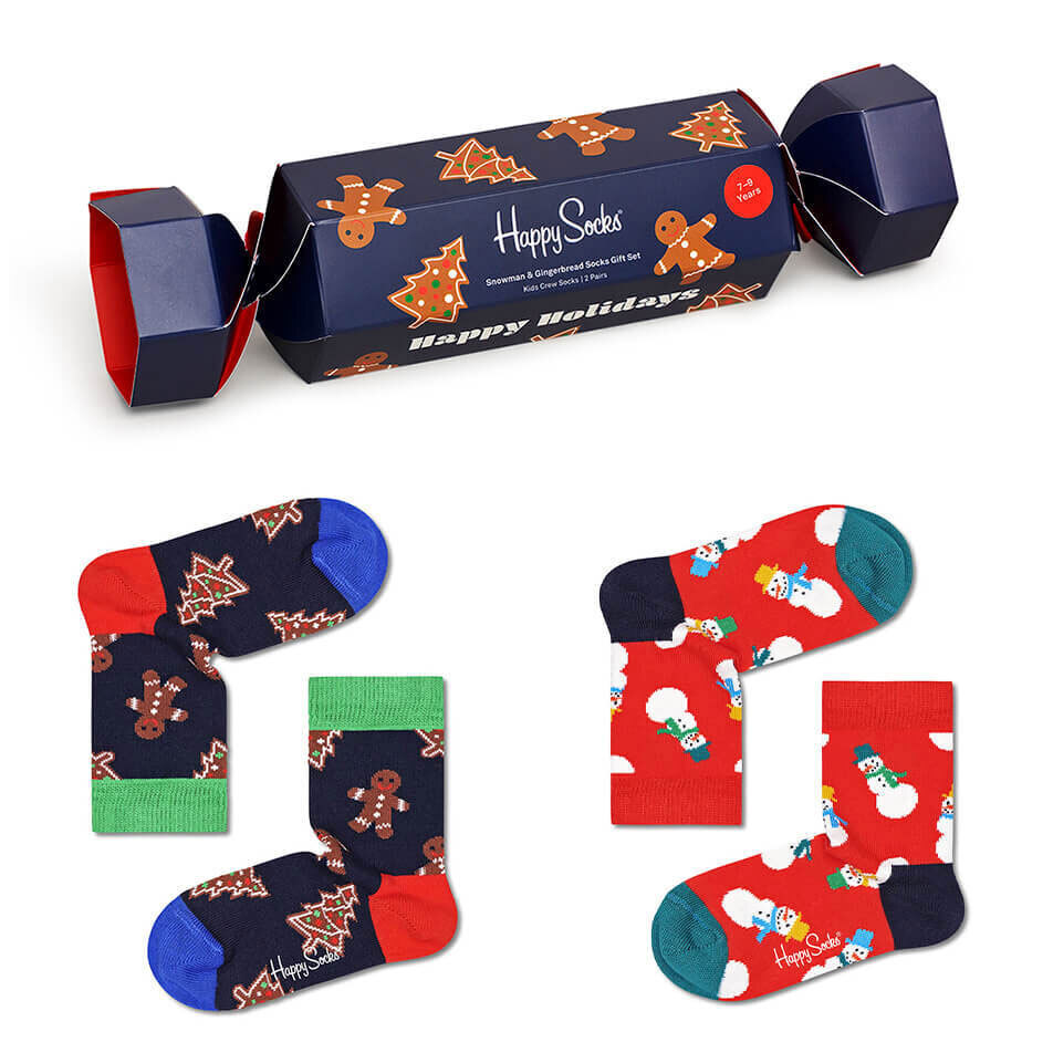 Happy Socks Kids Christmas Socks Set Of 2 $16 (RRP $23) @ Gifts Australia