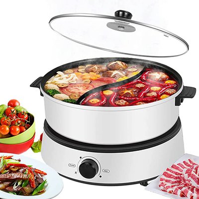 Electric 4L Dual-Sided Hot Pot with Divider $109.64 (RRP $169) @ Amazon AU