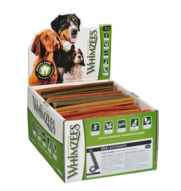 BUY WHIMZEES STIX DENTAL BULK BOX DOG TREATS EXTRA LARGE ONLINE AT BEST PRICE @ Vet Supply