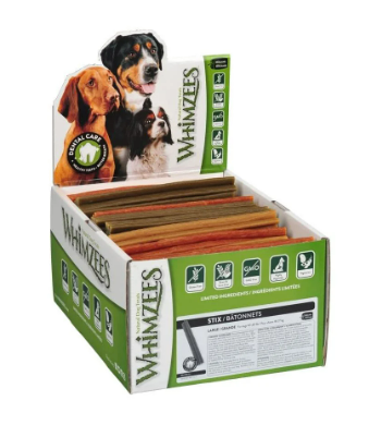 BUY WHIMZEES STIX DENTAL BULK BOX DOG TREATS LARGE ONLINE AT BEST PRICE @ Vet Supply