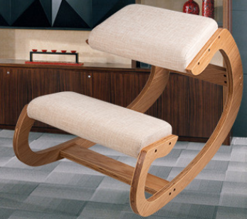 VEVOR Ergonomic Kneeling Chair Stool W/ Thick Cushion White Oak $115.84 (RRP $199.71) @ Ali Express