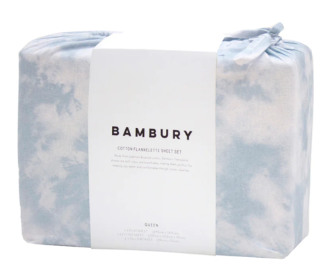 Nimbus Flannelette Sheet Set Single $58.47 (RRP $89.95) @ Bambury