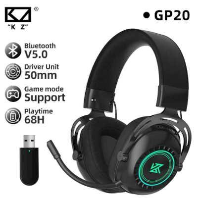 KZ GP20 Dual Mode ESC RGB Lamp Effect Stereo Gaming Headset with Mic $92.43 (RRP $200.28) @ Banggood AU