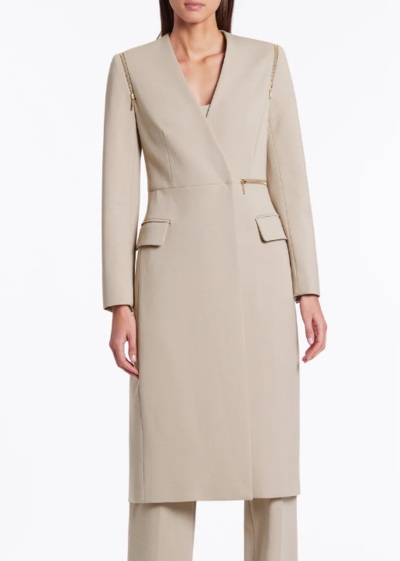 Nude Illusion Ponte Coat $804 (RRP $1149) @ Carla Zampatti