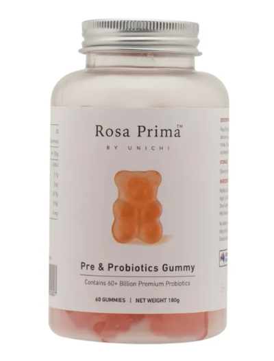 Unichi Rosa Prima Pre & Probiotics Gummies X 60 $24.95 (RRP $37.95) @ Chemist Direct