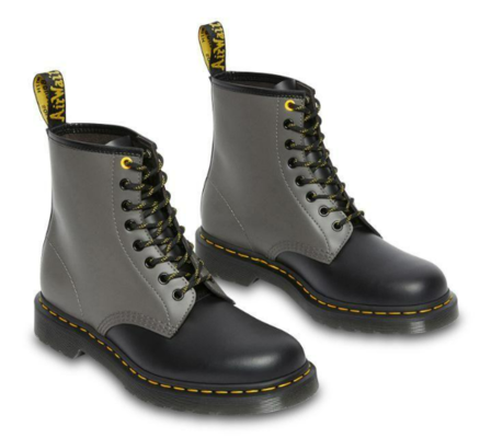 1460 Smooth Clash Black/Charcoal Smooth $189.99 (RRP $289.99) @ Dr Martens