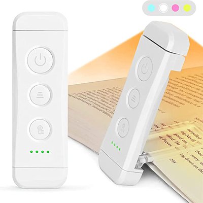 Glocusent USB Rechargeable Portable Clip-on LED Book Light Pure White $19.54 (RRP $29.99) @ Amazon AU