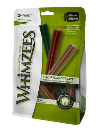 BUY WHIMZEES STIX DENTAL DOG TREATS MEDIUM ONLINE AT BEST PRICE @ Vet Supply