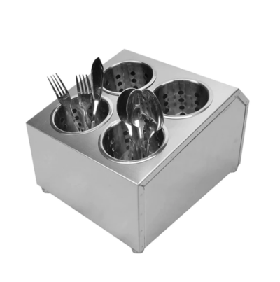 SOGA 18/10 Stainless Steel Commercial Conical Utensils Square Cutlery Holder with 4 Holes $115.50 (RRP $181.50) @ Hey Hey