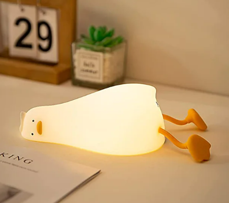 Benson Lying Flat Duck Night Light White $29.29 (RRP $58.95) @ Light In The Box