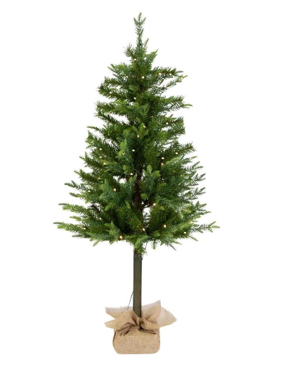 Sally Artificial Fir LED Light Up Tree 120cm $147 (RRP $275) @ Living Styles