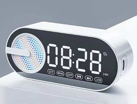 RGB TWS USB LED Mirror Wireless Bluetooth Speaker White $45.87 (RRP $82.58) @ Mini In The Box