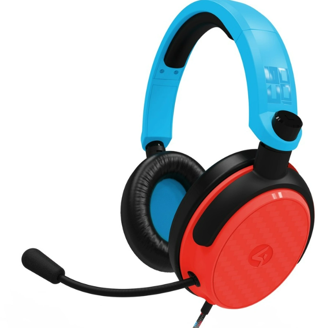 4Gamers C6-100 Gaming Headset Red/Blue $19 (Was $39) @ My Deal