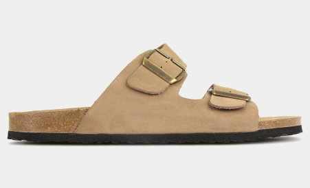 Airflex CULLEN Leather Comfort Sandals Tobacco $59.99 (RRP $99.99) @ Betts