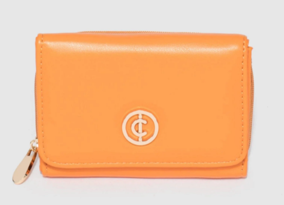 Orange Zuri Wallet $12.49 (RRP $24.99) @ Colette Hayman