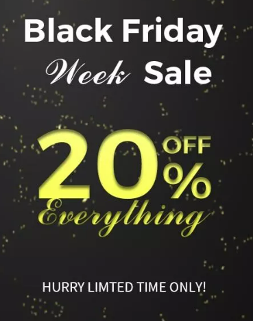 Black Friday Sale - 20% OFF Everything @ Dreamo