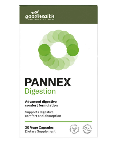 GOOD HEALTH Pannex Digestion 30 vege capsules $27.99 (RRP $44.73) @ Health Post NZ