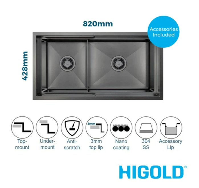 20% OFF Higold Kitchen Sinks @ Renovator Store