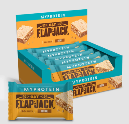 Protein Flapjack 12 x 80g Traditonal Oat $24.49 (RRP $34.99) @ My Protein