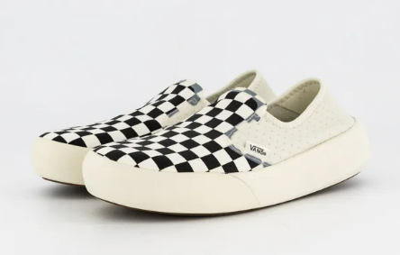 Vans Comfycush One Classic Slip-On Marshmallow/Black $69.99 (RRP $139.99) @ Platypus Shoes AU