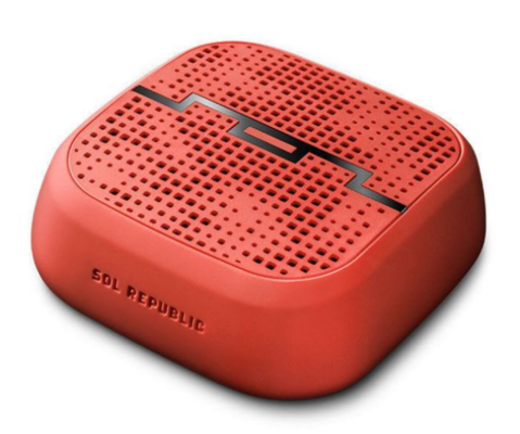 Sol Republic Red Punk Portable Pocket Bluetooth Speaker/Aux/Sand/Water Resistent $83.32 (RRP $127.73) @ The Market NZ