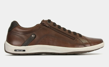 Airflex LEN Leather Lace Up Sneakers Brown $118.99 (RRP $169.99) @ Betts AU