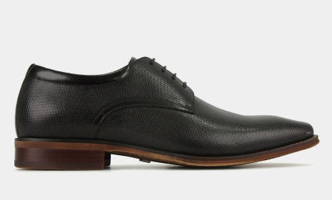 Zu CLINT Leather Dress Shoes Black $95.99 (RRP $159.99) @ Betts