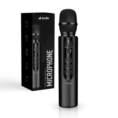 Gorilla Karaoke Wireless Bluetooth Microphone Black $35 (RRP $59.39) @ eBay AU