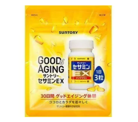 Suntory Wellness Sesamin EX 30 days for 90 tablets Pouch type Eco Pack $41.20 (RRP $58.85) @ Dokodemo