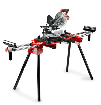 BAUMR-AG 210mm Sliding Compound Mitre Drop Saw and Adjustable Stand Combo $324 (RRP $679) @ Edisons