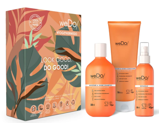 weDo/ Professional Moist & Shine and Spray Trio (Worth $104.85) $41.97 (RRP $69.95) @ Look Fantastic AU