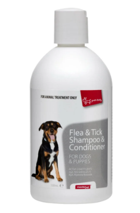 Buy Yours Droolly Flea and Tick Shampoo Conditioner 250ML & 500 ML online at best price @ Vet Supply