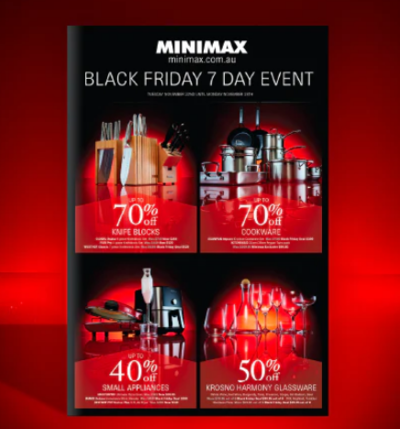 Black Friday Week Deal - Up to 70% OFF @ Minimax