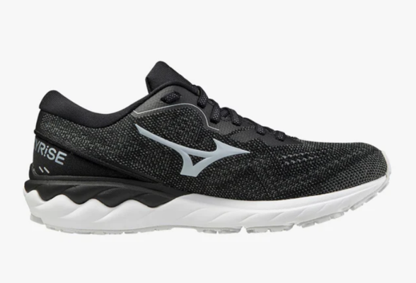 Wave Skyrise 2 Women's Running Shoes Black White $109 (RRP $200) @ Mizuno