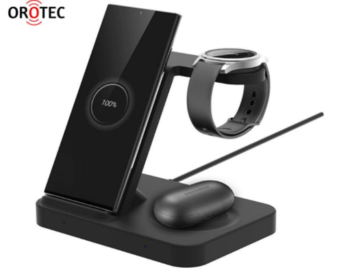 Orotec 3-In-1 Qi Wireless Charging Stand For Samsung $59.90 (RRP $109.90) @ Catch AU