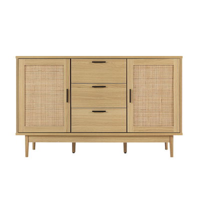 Rattan Buffet Sideboard with Storage Cupboards and Drawers $239.96 (RRP $399.90) @ Dreamo