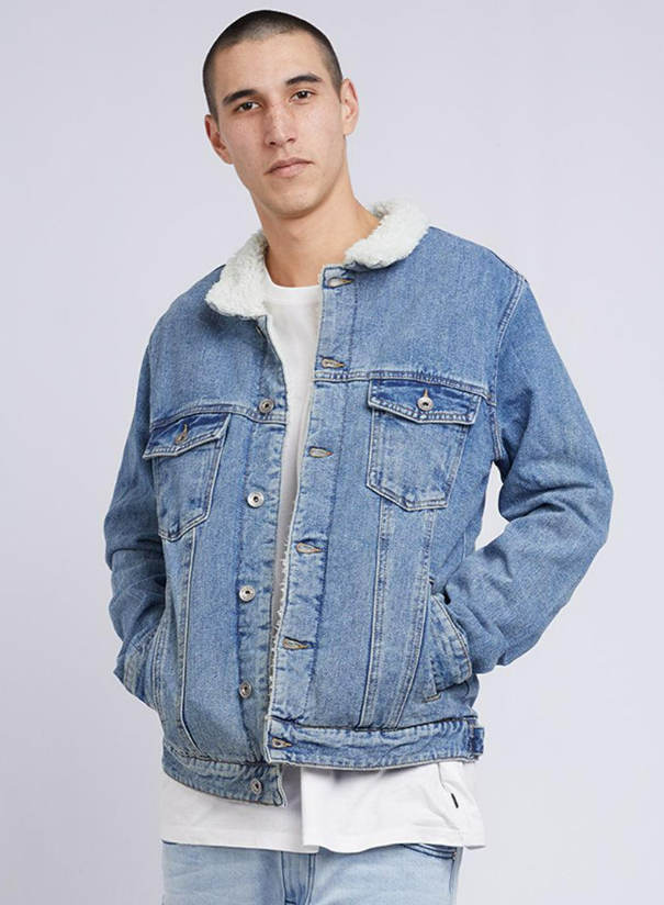 Jefe Sherpa Jacket Blue $80 (RRP $149.95) @ Edge Clothing