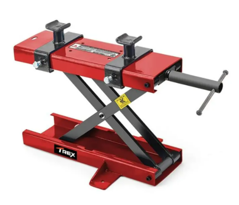 T-REX Motorcycle Jack Scissors Lift Bike Lifter Stand Hoist Quad Motorbike $104 (RRP $479) @ Edisons