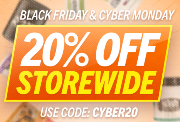 Black Friday & Cyber Monday - 20% OFF Storewide @ Fit Nutrition