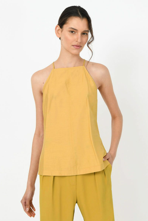 Geneva Halter Neck Top Honey $29.25 (RRP $49.99) @ Forcast