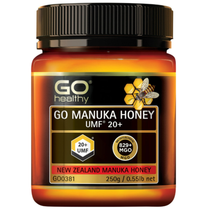 GO HEALTHY Go Manuka Honey UMF 20+ (MGO 820+) 250gm $105.53 (RRP $176.03) @ Health Post NZ