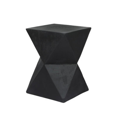 Levede Side Table Terrazzo Geometric Shape Magnesia Stool Stand Outdoor Top 35cm $109.99 (RRP $299.99) @ eBay AU