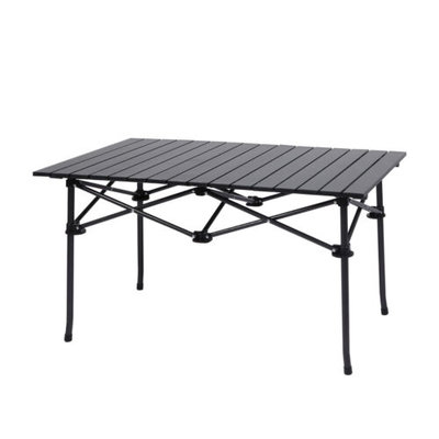 Levede Folding Camping Table Portable Aluminium Outdoor Picnic Garden Black $69.99 (RRP $159.99) @ eBay AU