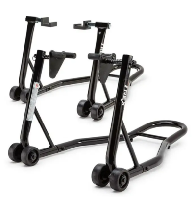 T-REX Motorcycle Stands Front & Rear Heavy-Duty Motorbike Lift Paddock Steel $124 (RRP $399) @ My Topia