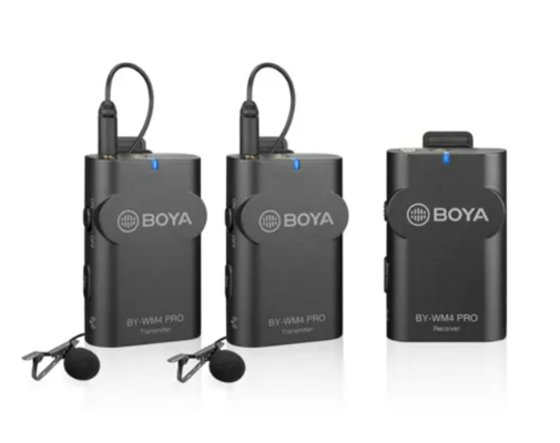 Boya BY-WM4 Pro-K2 Wireless Microphone System, 1 Receiver, 2 Transmitters $209.30 (RRP $299.30) @ Camera House