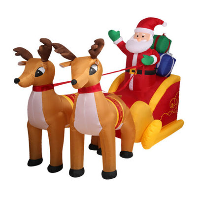 Santaco Inflatable Christmas Outdoor Decorations Santa LED Lights Xmas Party $89.99 (RRP $349.99) @ goodpricepeople eBay AU