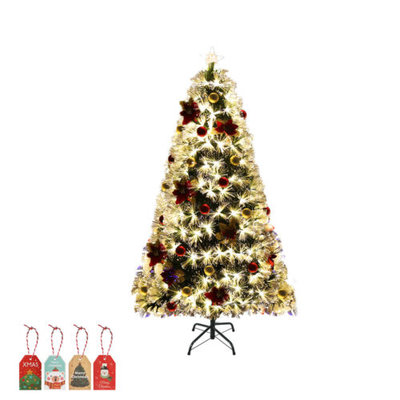 Santaco Christmas Tree 1.8M 6Ft Xmas Decorations Fibre Optic Multicolour Lights $129.99 (RRP $339.99) @ eBay AU