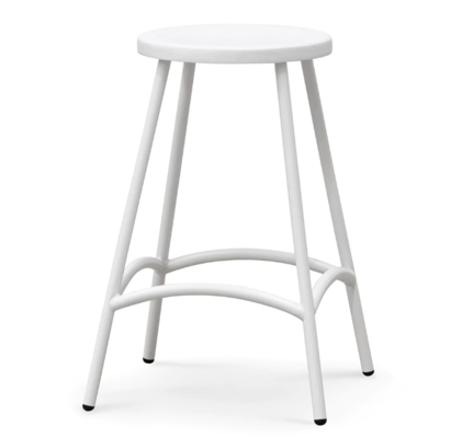 Alondra 65cm Barstool White $174.40 (RRP $255) @ Interior Secrets