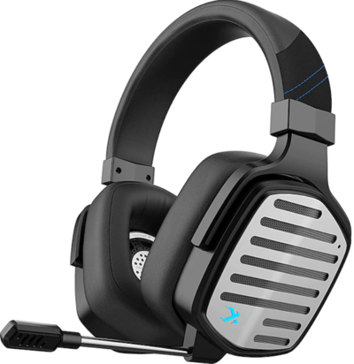 Wireless Gaming Headset with Microphone for PS5 PS4 PC Mac player Black $94.85 (RRP $167.39) @ Mini In The Box