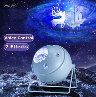 One Fire Galaxy Projector Starlight Projector Multi Light Modes Rotating Star Projector White $87.77 (RRP $154.89) @ Mini In The Box